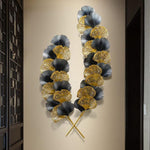 Branches of Ginkgo Wrought Iron Wall Art