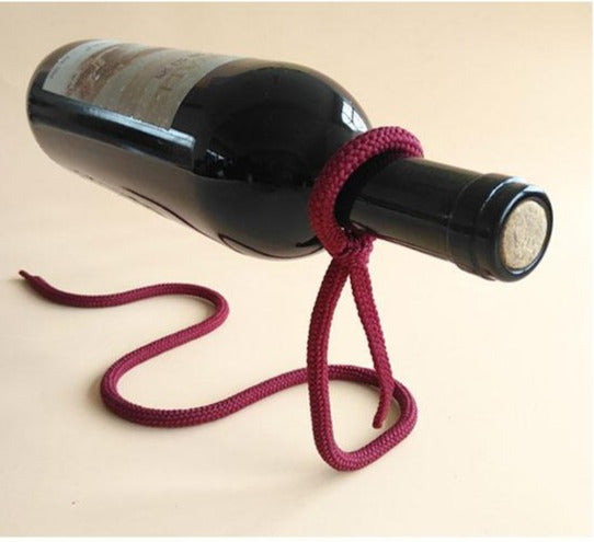 Iron Rope Wine Rack