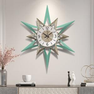 Wrought Iron Star Clock