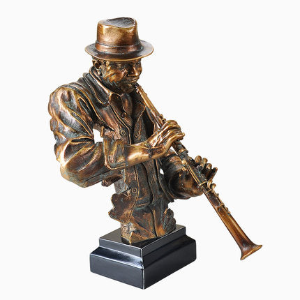Clarinet Musician Statue