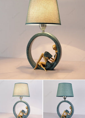 Reading Girl Table Lamp