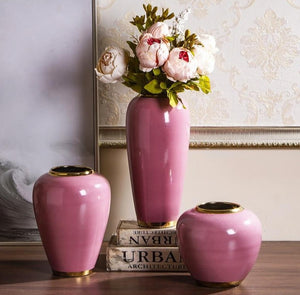 Pink Ceramic Vase