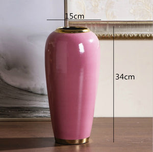 Pink Ceramic Vase