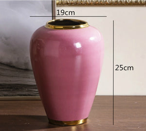 Pink Ceramic Vase