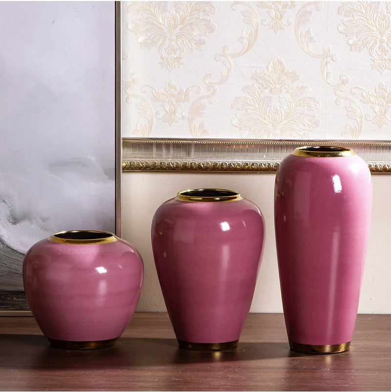 Pink Ceramic Vase