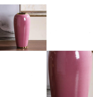 Pink Ceramic Vase