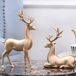Deer Statues Set