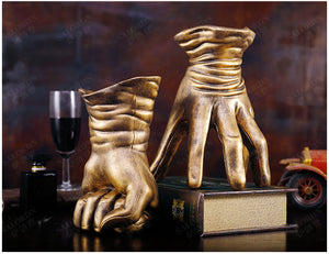 Vintage Gloves Wine Stand
