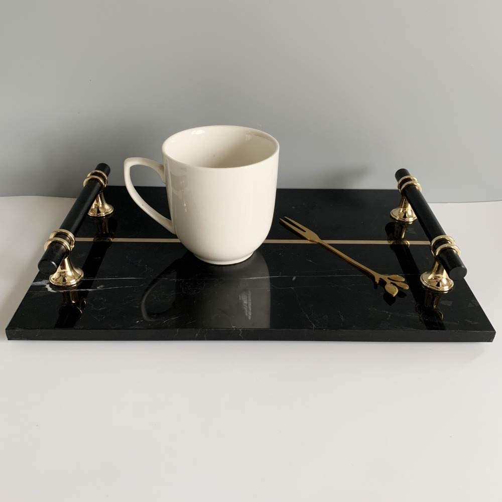Luxurious Hand Cut Jewelry Marble Tray