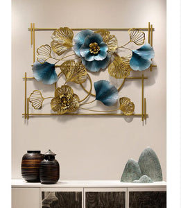 Creative Wrought Iron Floral Wall Art