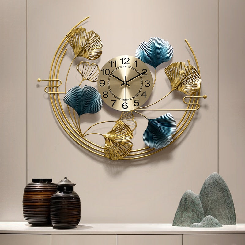 Creative Wrought Iron Clock