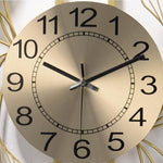 Geometric Wrought Iron Clock