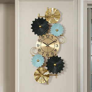 Gears Wrought Iron Clock