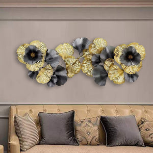 Black and Gold Wrought Iron Wall Art