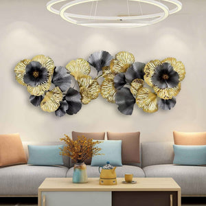 Black and Gold Wrought Iron Wall Art