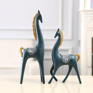 Llama Figurine Set