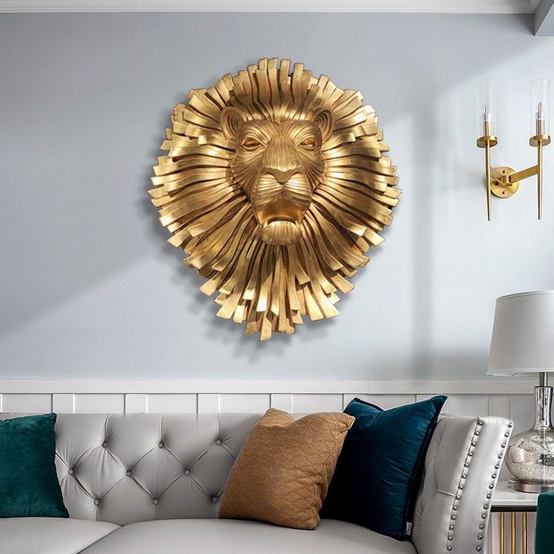 Lion Head Wall Art