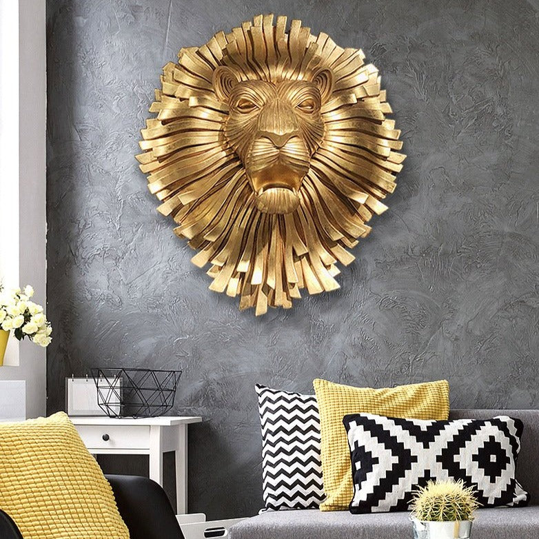 Lion Head Wall Art