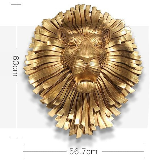 Lion Head Wall Art