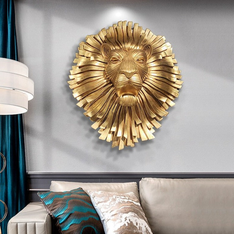 Lion Head Wall Art