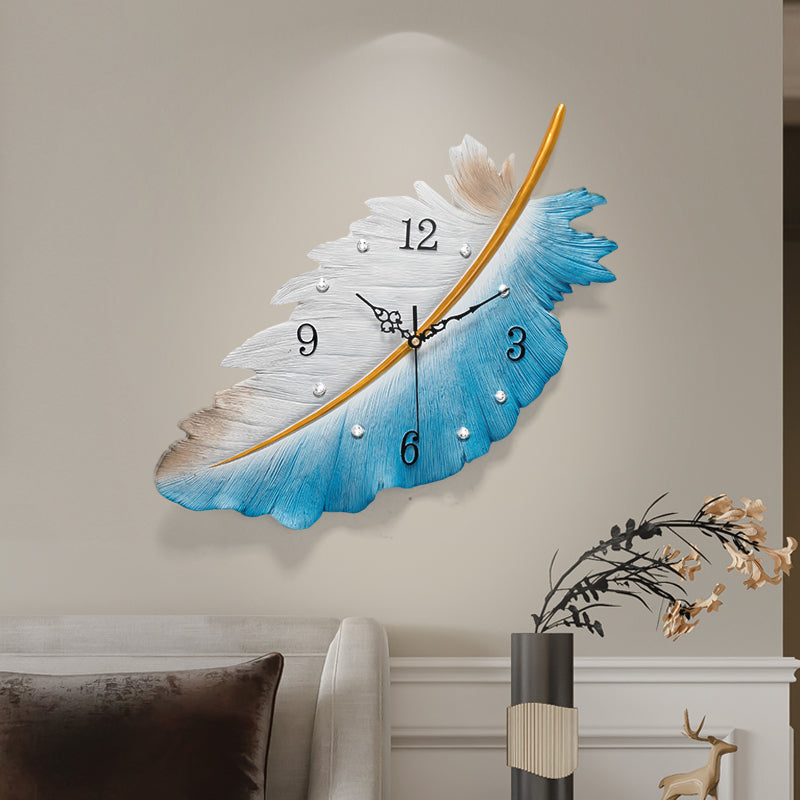 Feather Wall Clock
