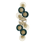 Green and Gold Wall Clock