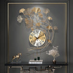 Decorative Wrought Iron Wall Clock