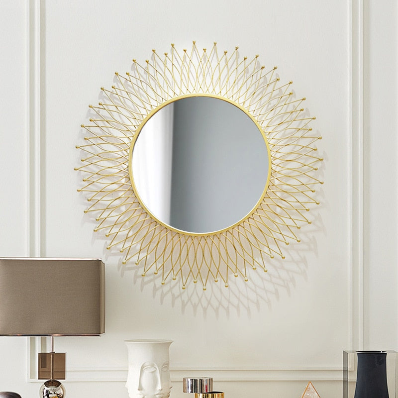 Stylish Wrought Iron Mirror