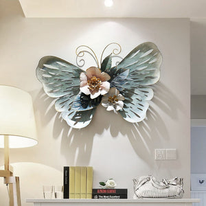 Butterfly Wrought Iron Wall Art