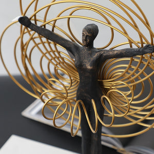 Metal Ballerina Figurine