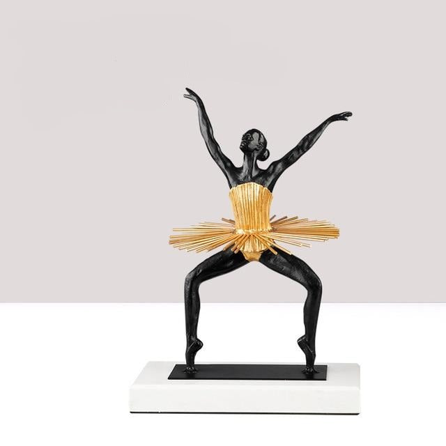 Metal Ballerina Figurine