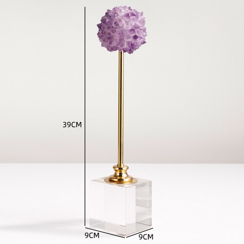 Purple Crystal Flower