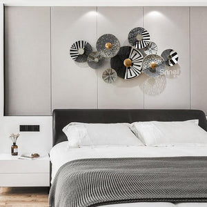 Black and White Wrought Iron Wall Art