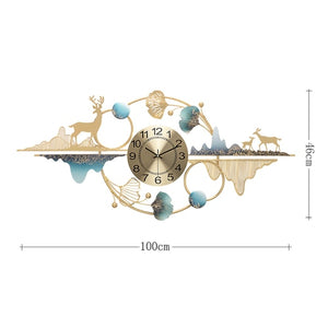 Ravine Wrought Iron Clock